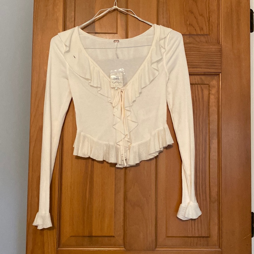 Free people long sleeve shirt